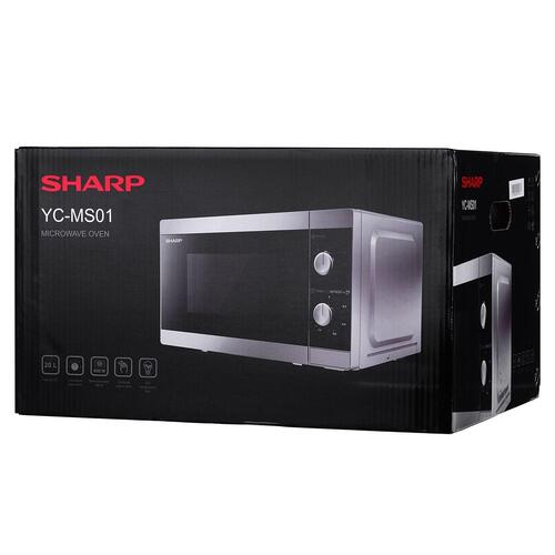 Mikrobølgeovn SHARP YC-MS01E-S 20 l – 800 W bordmodel