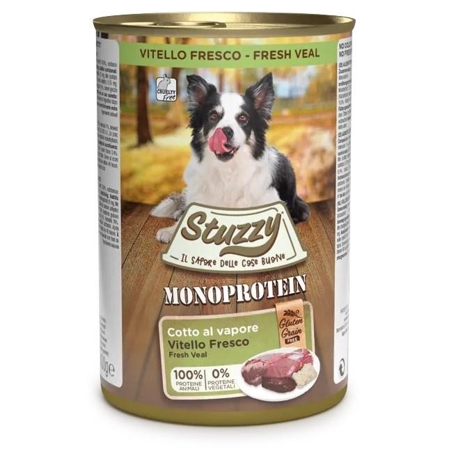 Vådfoder til hund – Stuzzy Monoprotein Kalv, 400 g