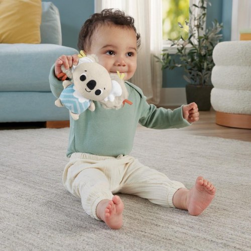 Aktivitetstæppe til baby - Fisher-Price Simply Senses Newborn Gym med 6 sanselegetøj