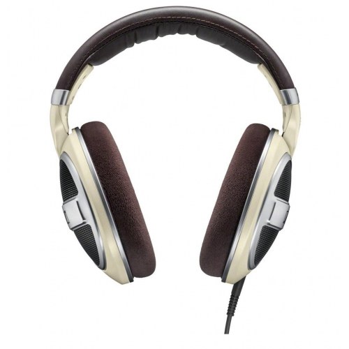 Høretelefoner Sennheiser HD 599 - hovedbøjle, brun/elfenben