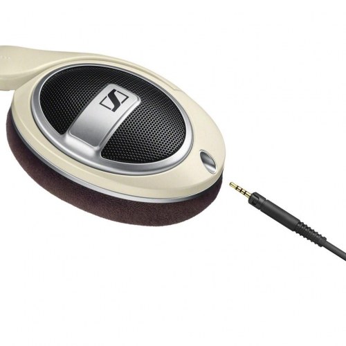 Høretelefoner Sennheiser HD 599 - hovedbøjle, brun/elfenben