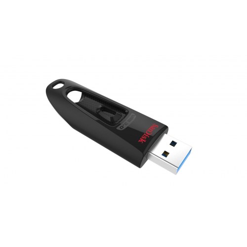 USB flashdrev SanDisk Ultra 128 GB - USB Type‑A 3.2 Gen 1, sort