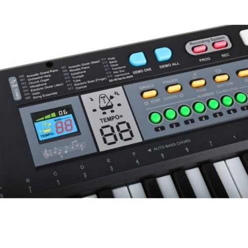 Keyboard til børn SUPRIMO 6109L - 61 tangenter med mikrofon og læringsfunktion