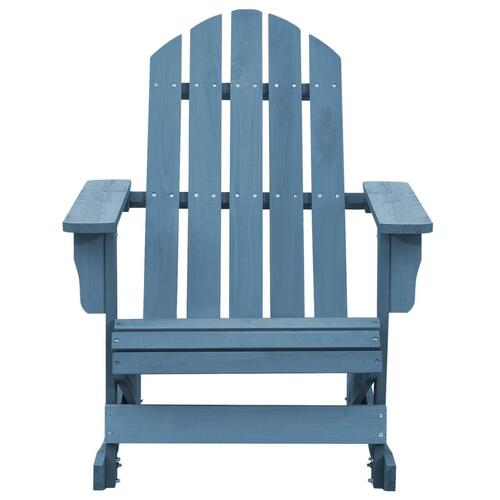 Adirondack-gyngestol massivt grantræ blå