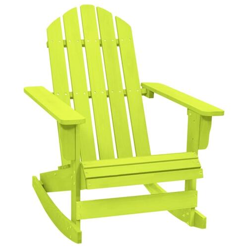 Adirondack-gyngestol massivt grantræ grøn