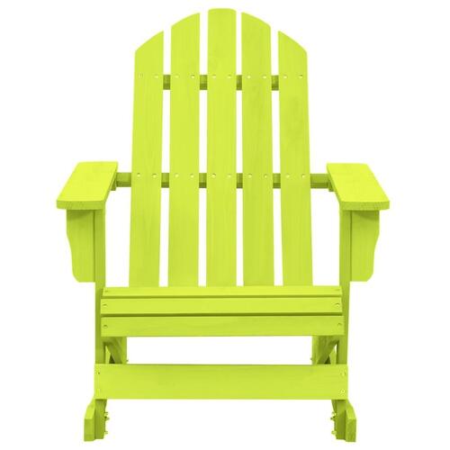 Adirondack-gyngestol massivt grantræ grøn