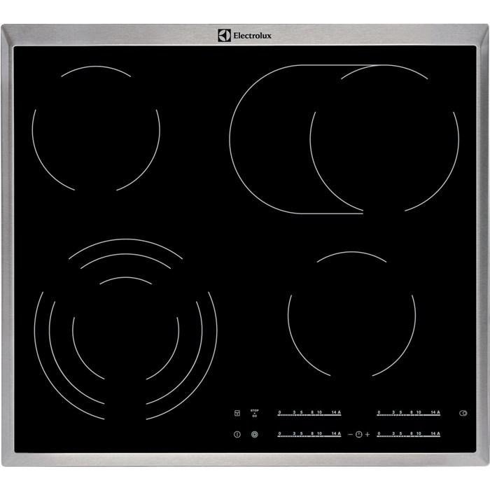 Indbygningskogeplade Electrolux EHF46547XK - sort keramisk, 4 zoner