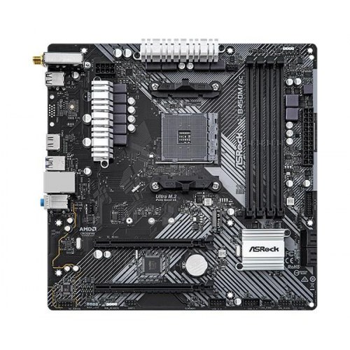 Bundkort micro ATX Asrock B450M/AC R2.0
