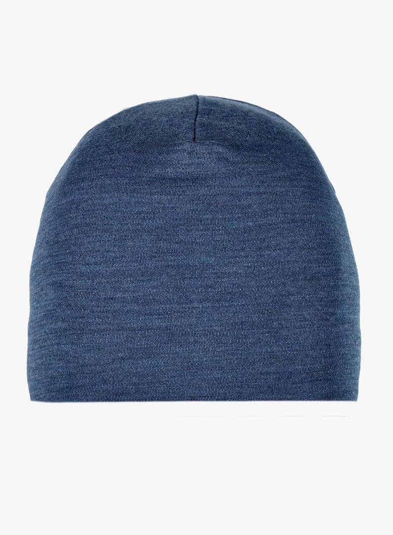 Hue i merinould – Buff Heavyweight Beanie, indigo