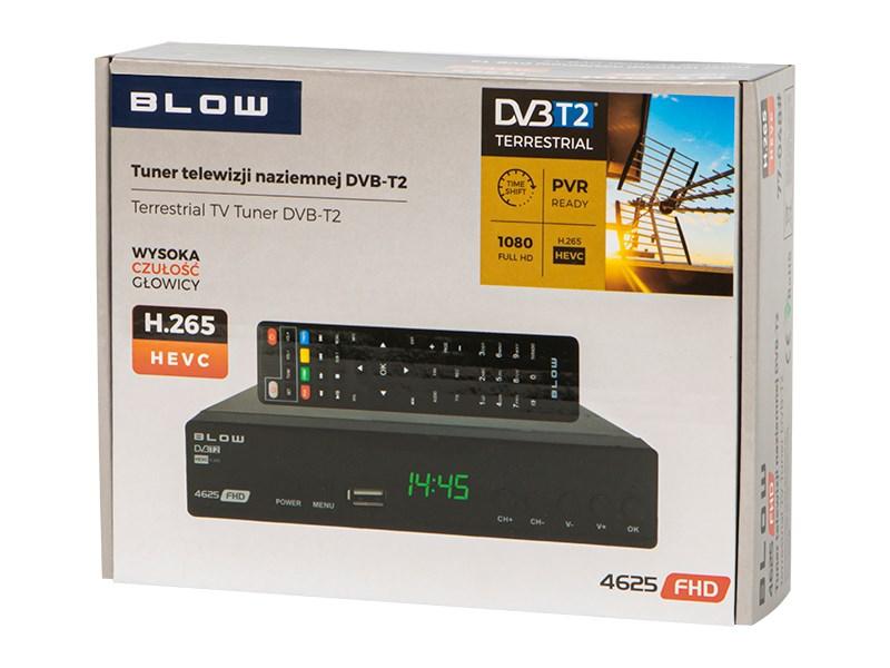 DVB‑T2 modtager BLOW 4625FHD H.265 HEVC billede