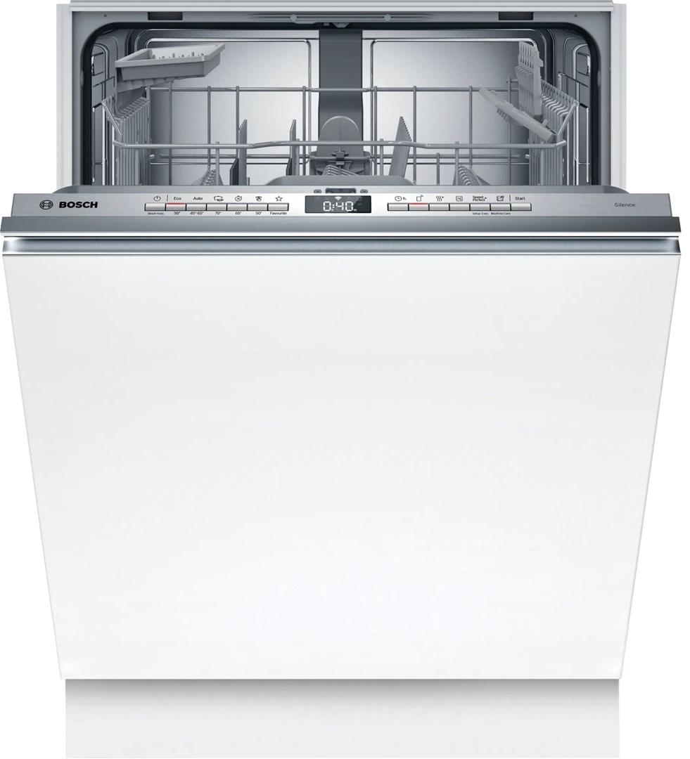 Opvaskemaskine fuldintegreret Bosch Serie 4 SMV4HTX00E, 60 cm, 13 kuverter, energiklasse D