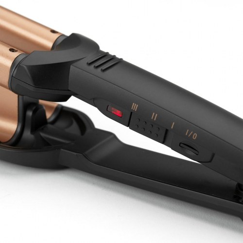 Bølgejern – Babyliss Deep Waves, varm sort/kobber, 2,5 m ledning