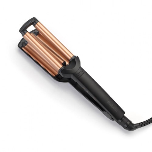 Bølgejern – Babyliss Deep Waves, varm sort/kobber, 2,5 m ledning