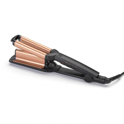 Bølgejern – Babyliss Deep Waves, varm sort/kobber, 2,5 m ledning
