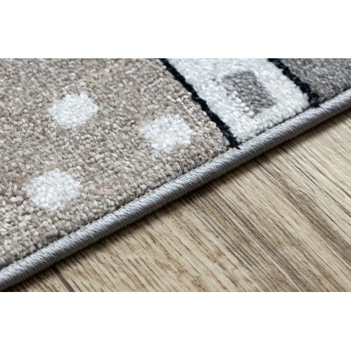 Gulvtæppe til børneværelse Hakano Beo Strade – grå 80×150