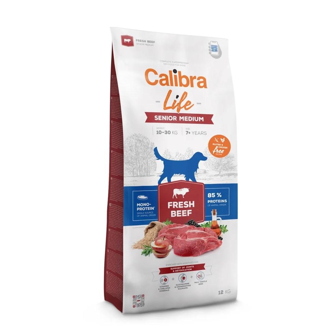 Hundefoder tørfoder – Calibra Life Senior Medium Fresh Beef 12 kg