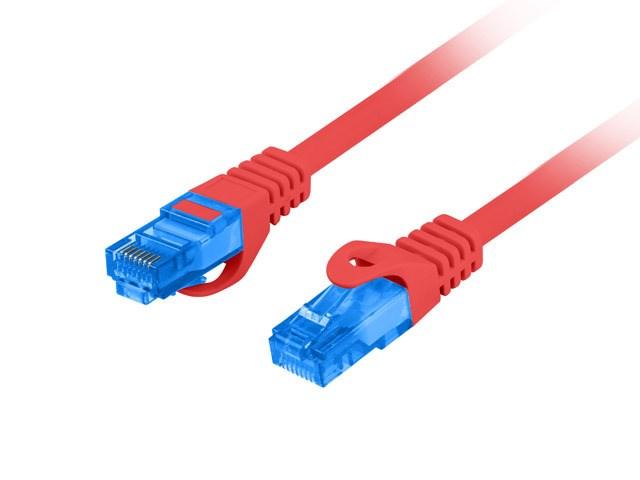 Netværkskabel Cat6a S/FTP 1 m - Lanberg (rød, LSZH) billede