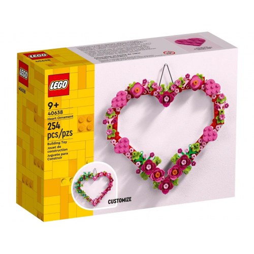 LEGO byggesæt – Hjertepynt 40638 (254 dele)