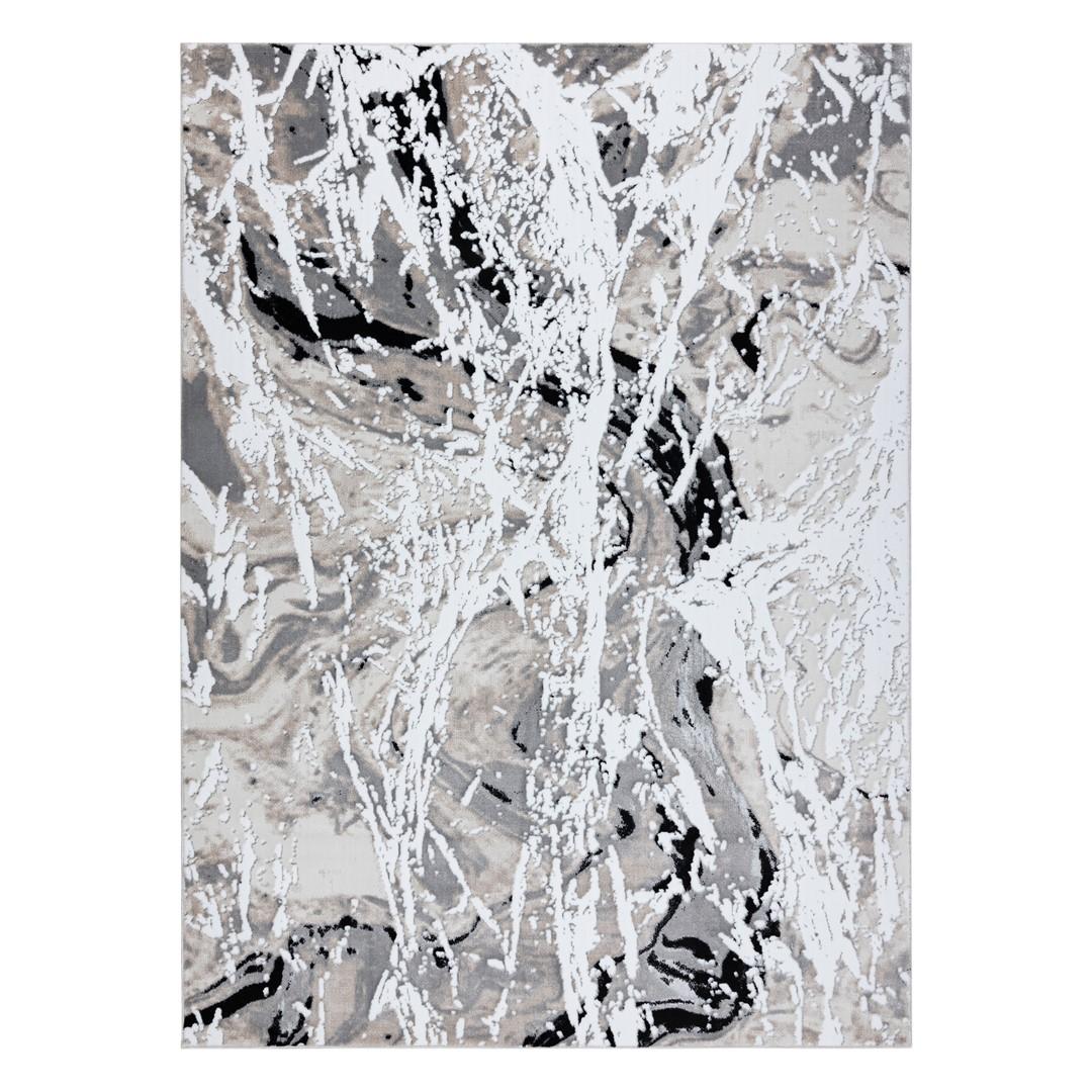 Gulvtæppe Hakano Mosse Abstract 80×150 - beige