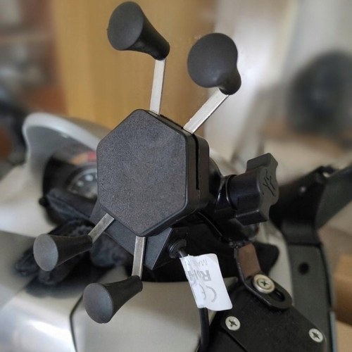 Mobilholder til motorcykel FreedConn MC7C med BM2R styrbeslag