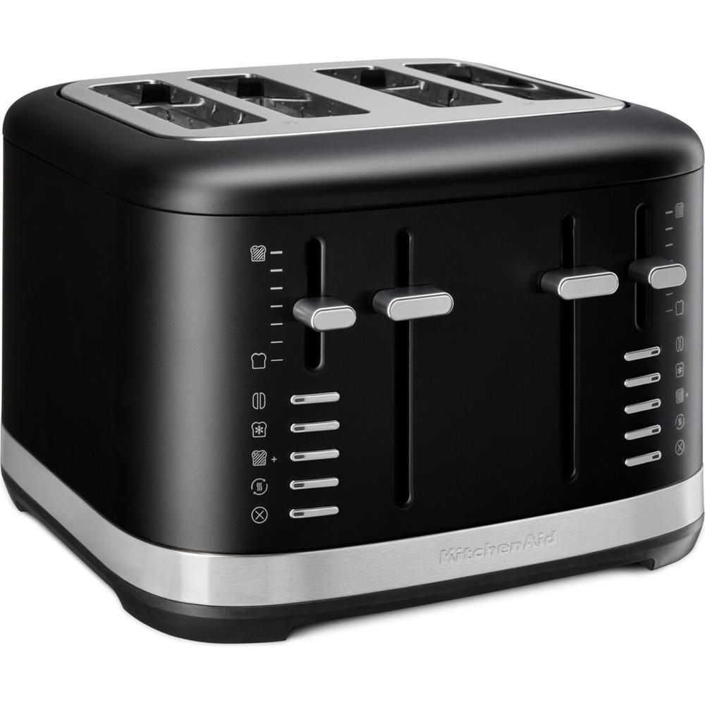 Brødrister 4-skiver KitchenAid 5KMT4109EBM – sort/rustfrit stål