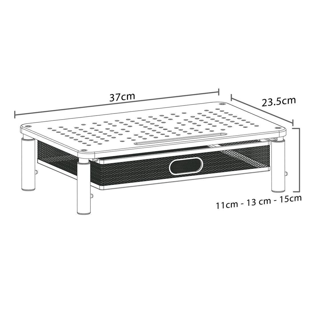 SkÃ¦rmstander til monitor/laptop Maclean MC-947, 13-32", justerbar