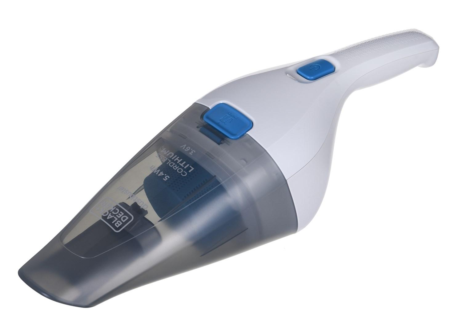 Håndstøvsuger Black & Decker NVC115JL - ledningsfri, grå/hvid billede