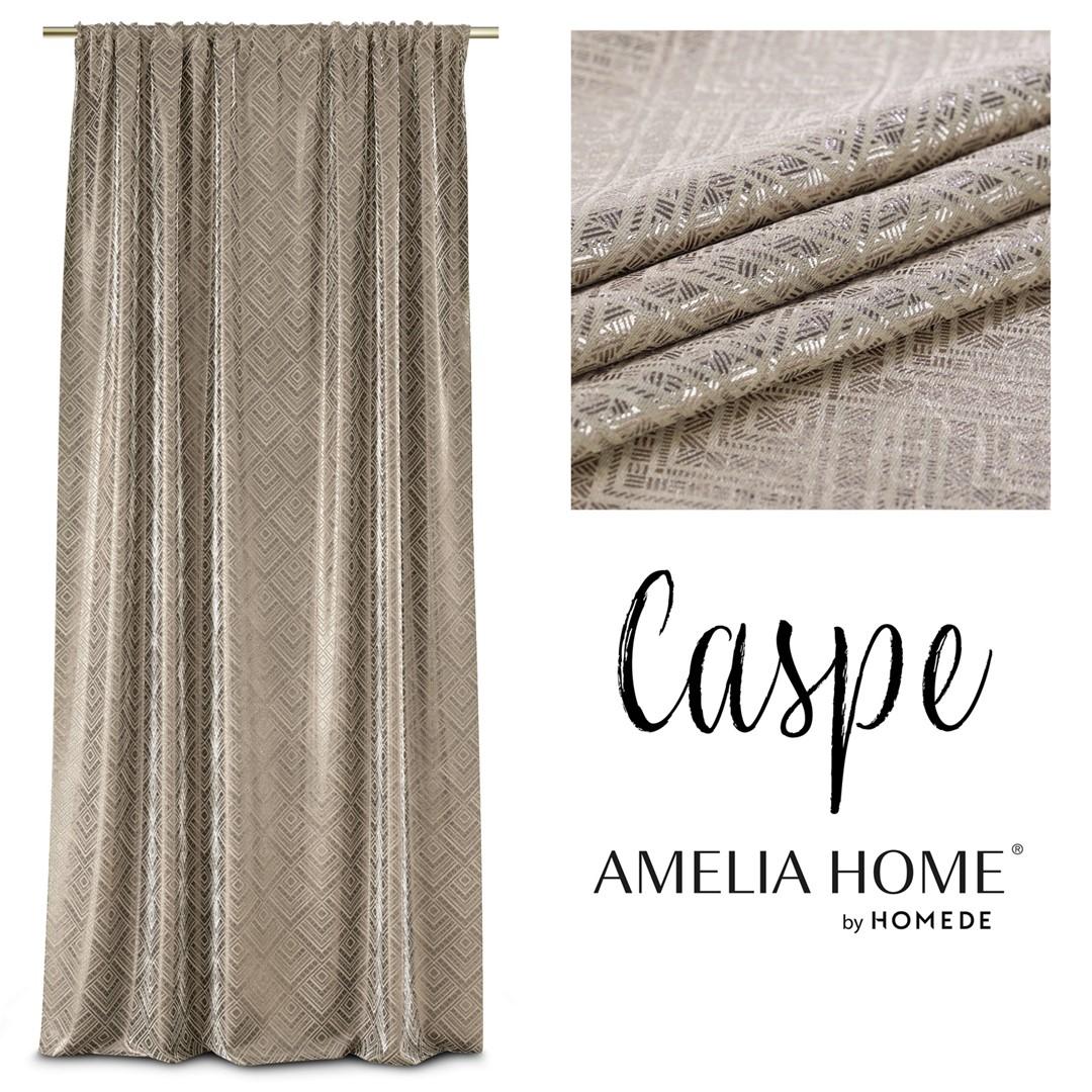 Mørklægningsgardin blackout 140x250 - Amelia Home CASPE, beige