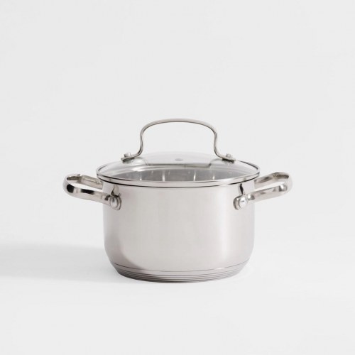 Grydesæt i rustfrit stål 14 dele – Smile MGK-22 med skærebræt