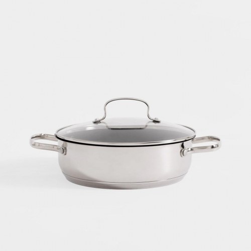 Grydesæt i rustfrit stål 14 dele – Smile MGK-22 med skærebræt