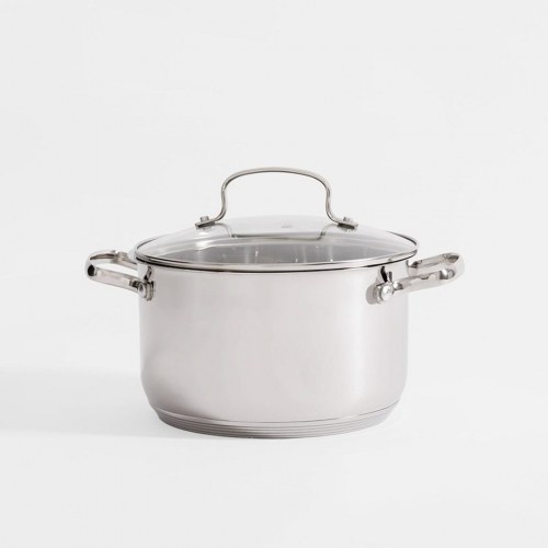 Grydesæt i rustfrit stål 14 dele – Smile MGK-22 med skærebræt