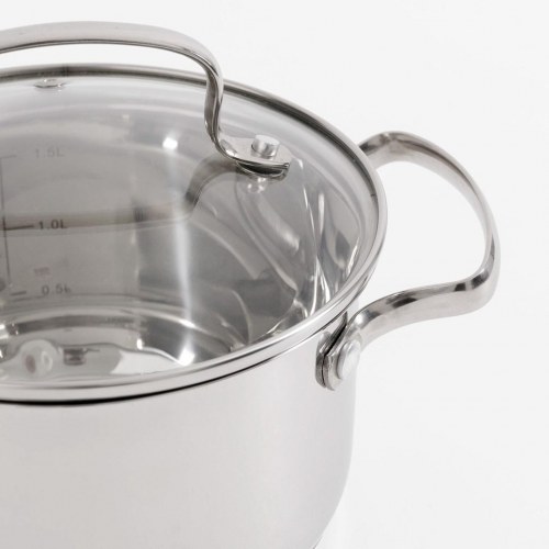 Grydesæt i rustfrit stål 14 dele – Smile MGK-22 med skærebræt