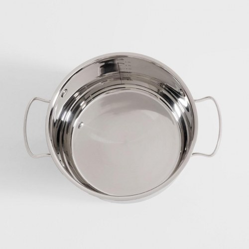 Grydesæt i rustfrit stål 14 dele – Smile MGK-22 med skærebræt