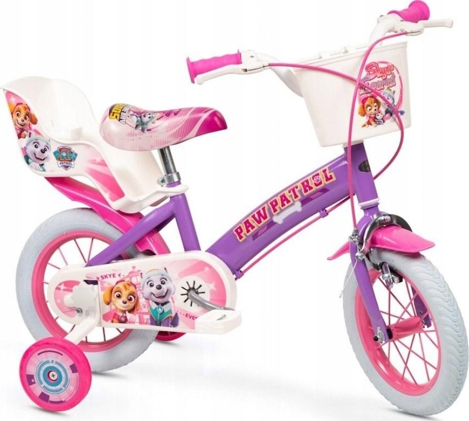 Børnecykel 12" TOIMSA Paw Patrol - lilla/lyserød