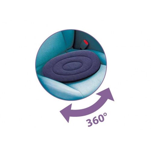 Drejesæde til bil – SUNDO, blå, Ø 42 cm