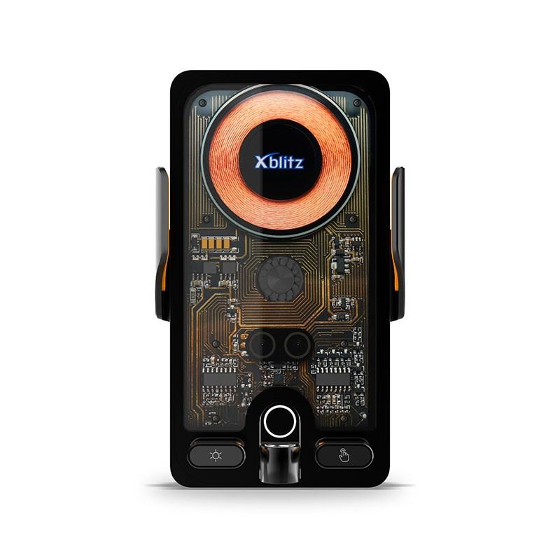 Mobilholder bil – Xblitz FX7 EXCLUSIVE, nakkestøtte, sort