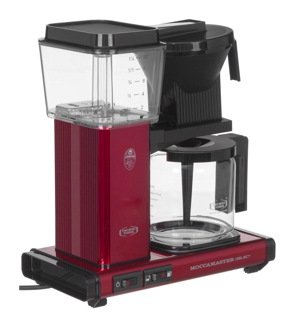 Kaffemaskine med filter MOCCAMASTER KBG Select – Metallic Red