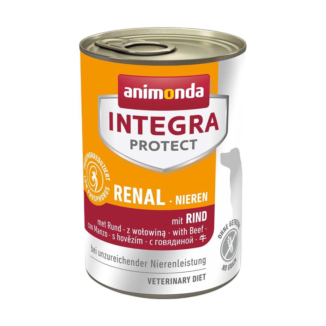 Hundefoder vådfoder animonda Integra Protect Renal med oksekød 400 g