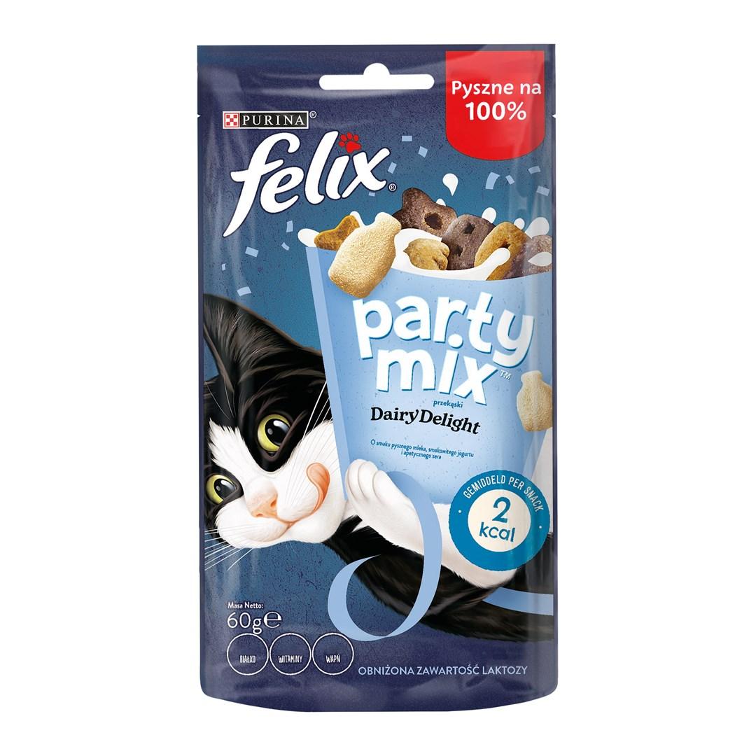 Kattesnacks Purina Felix Party Mix Dairy Delight 60 g