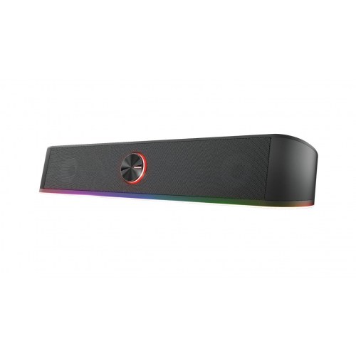 Soundbar Trust GXT 619 Thorne, sort, 2.0 stereo, 6 W RMS