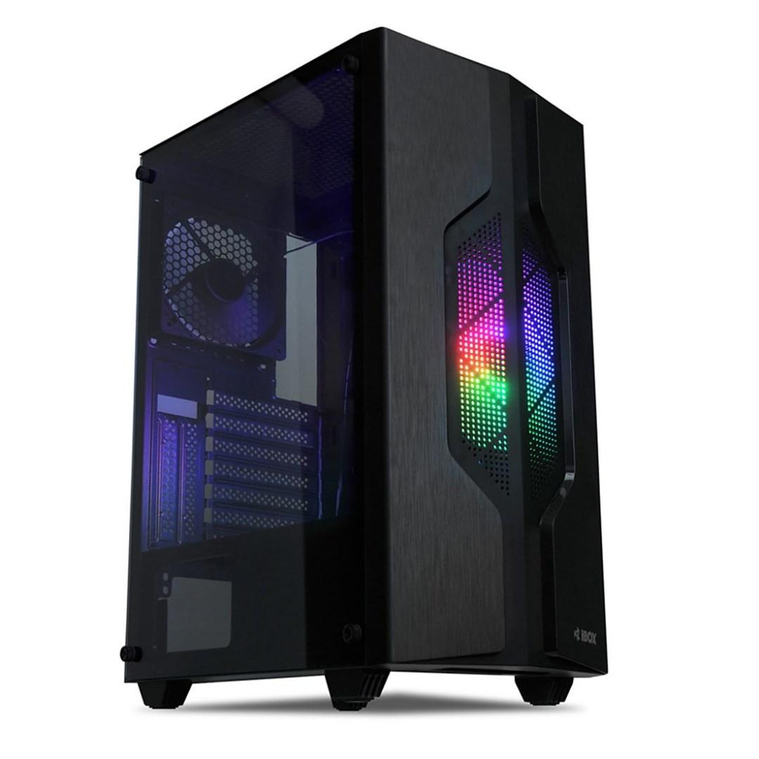 PC kabinet iBox CETUS 908 Midi Tower – sort