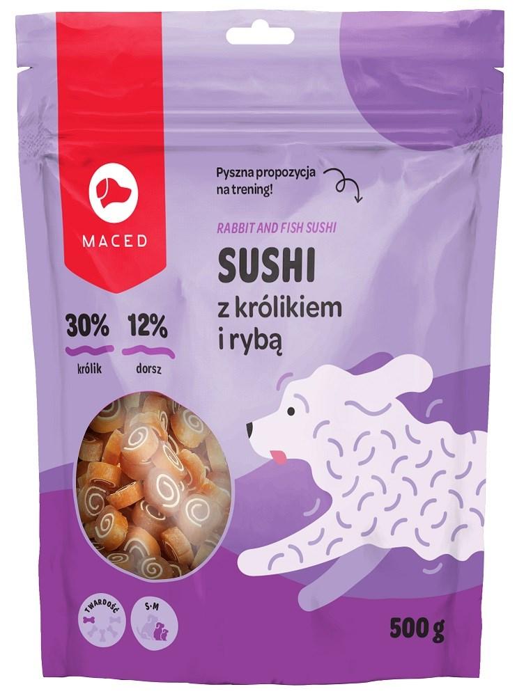 Hundegodbidder MACED sushi med kanin og fisk – 500 g