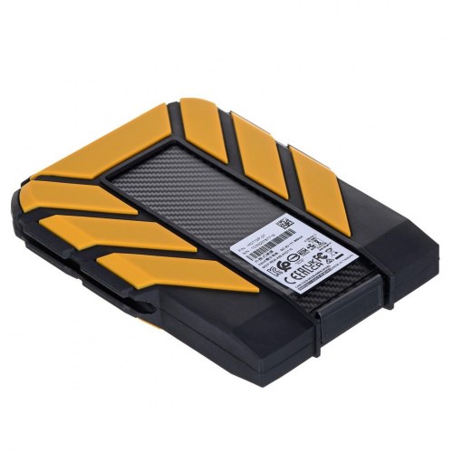Ekstern harddisk 2 TB – ADATA HD710 Pro, sort/gul