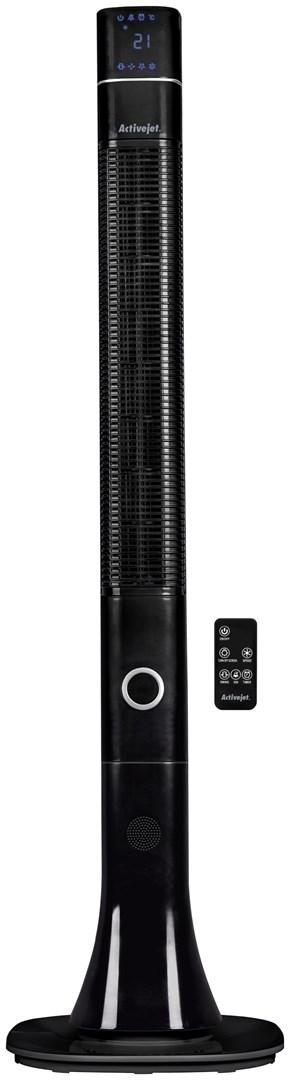 Activejet Selected WKS-120CPJ, Husholdning tårnventilator, Sort, Gulv, Plast, 52 dB, 2400 rpm