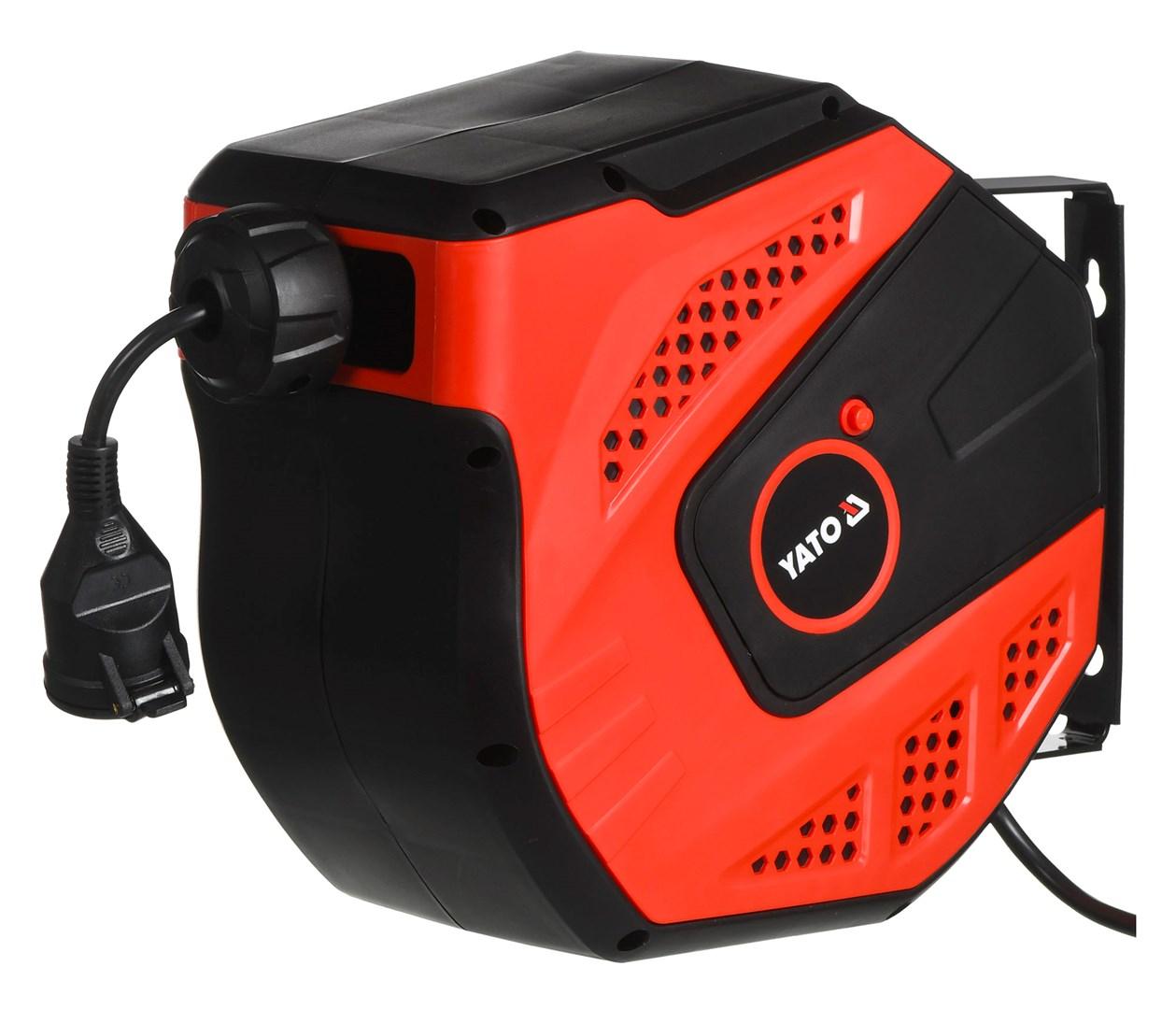 Forlængerledning kabeltromle 20 m – YATO YT-81221, 1 udtag, type E