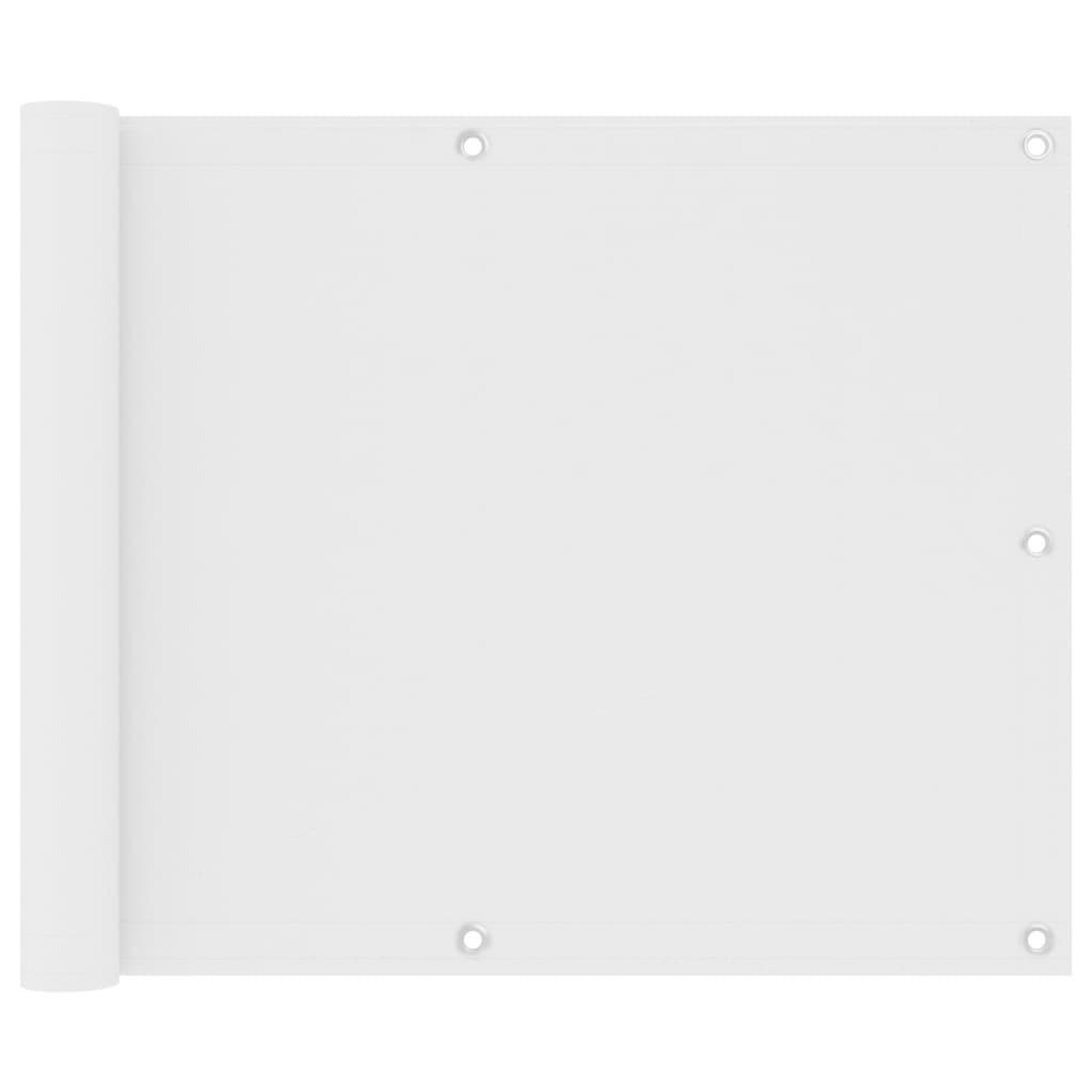 Altanafskærmning 75x400 cm oxfordstof hvid