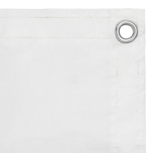 Altanafskærmning 75x400 cm oxfordstof hvid