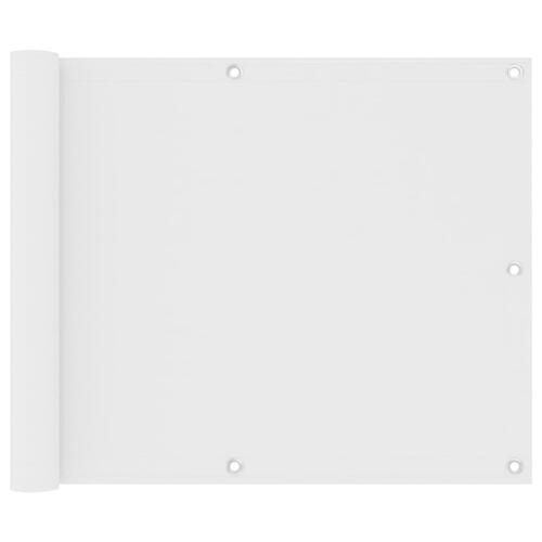 Altanafskærmning 75x600 cm oxfordstof hvid