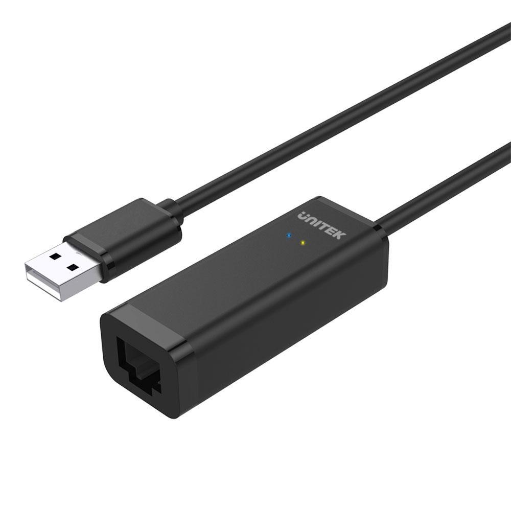 USB til Ethernet adapter – UNITEK Y-1468, 480 Mbit/s billede