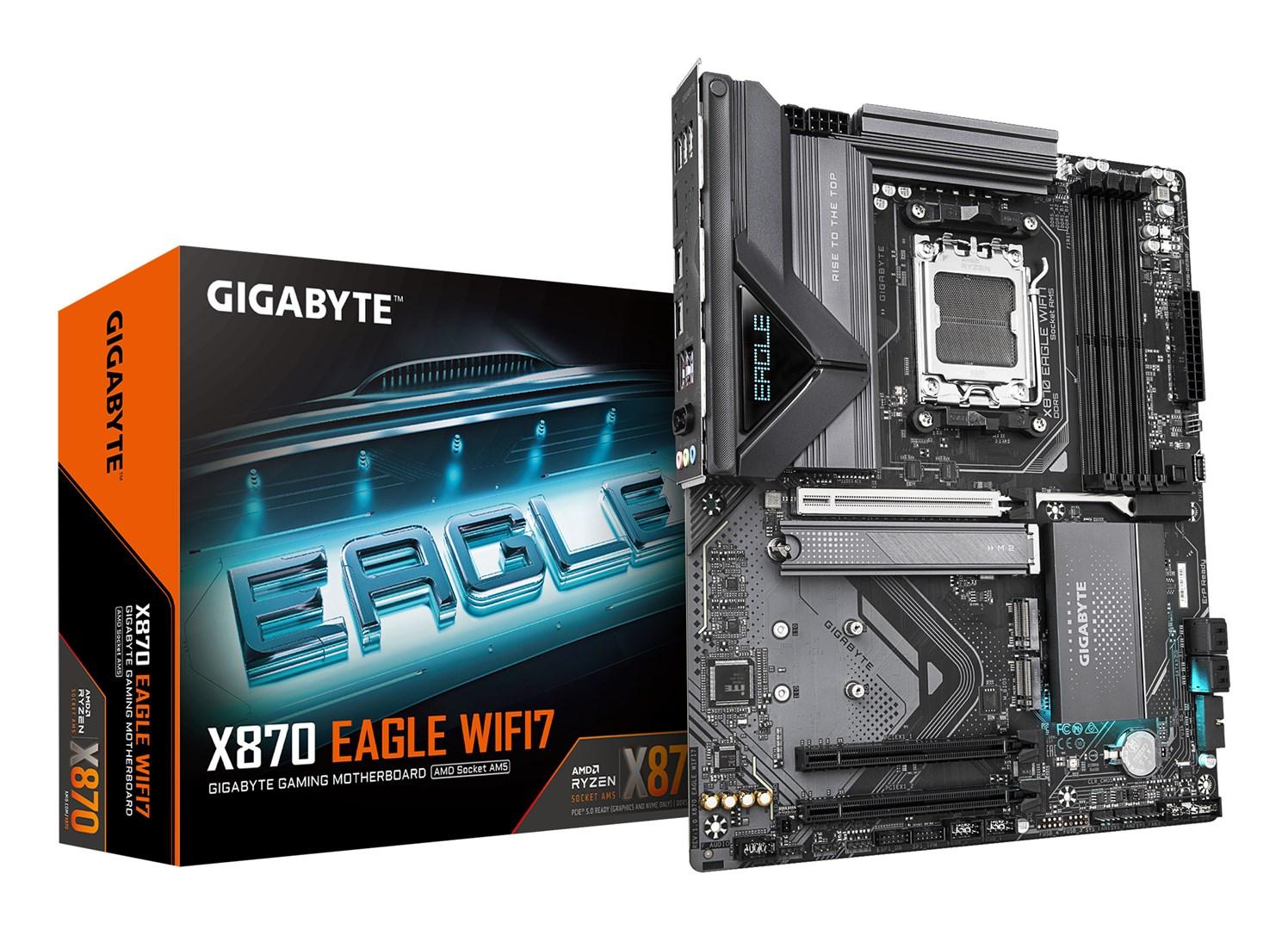 Bundkort Gigabyte X870 Eagle WiFi 7 - AM5, PCIe 5.0, USB4 billede
